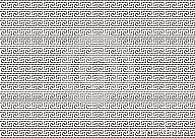 Seamless Greek fret pattern. Gray mosaic pattern. Vector illustration. Vector Illustration